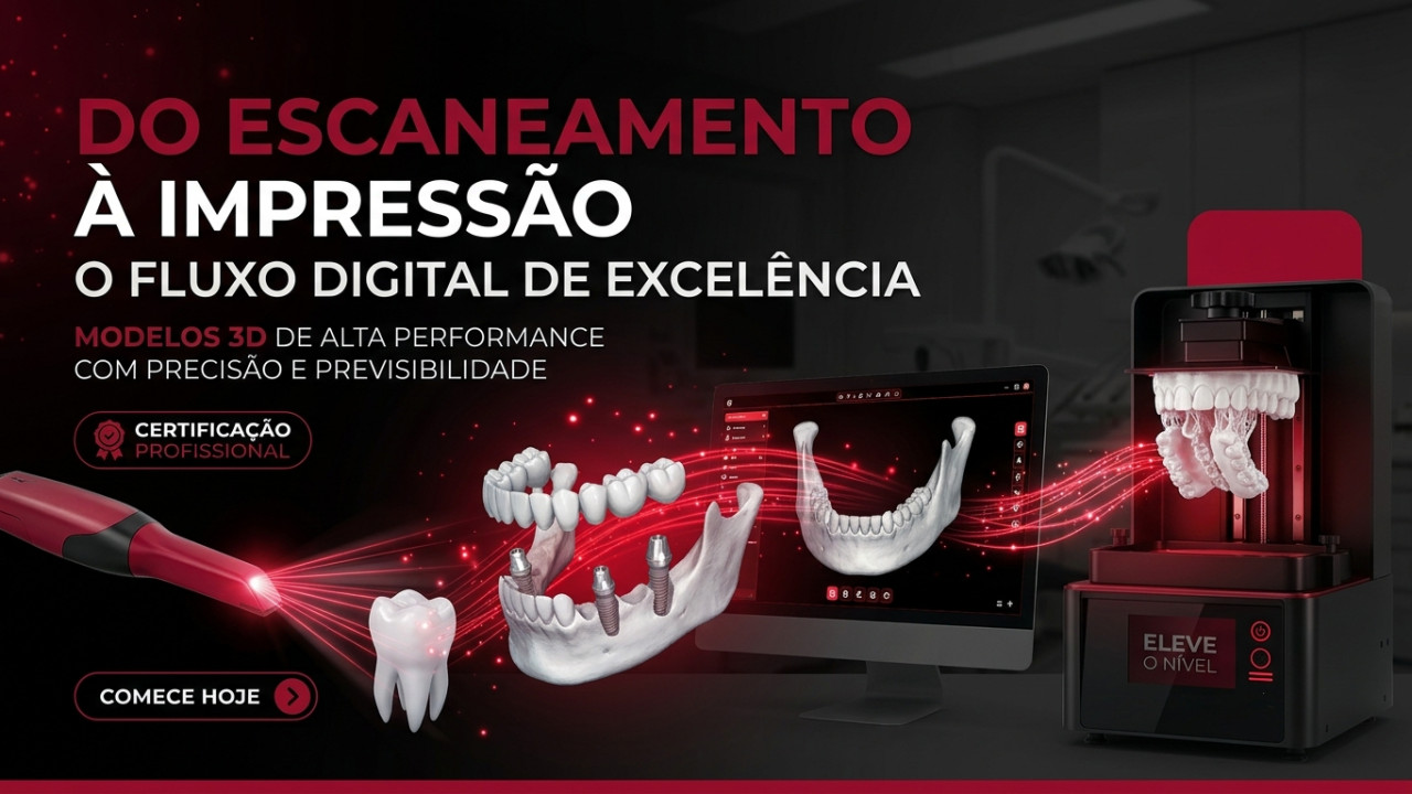 Modelo 3D de Excelência: do Escaneamento à Impressão